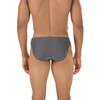 Speedo Men's Swimsuit Brief Powerflex Eco Solar, Heather Grey, 28