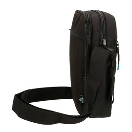 Adept Dmas Shoulder Backpack Double Shoulder Strap Polyester Adjustable Shoulder Strap for Comfort, black, tablet shoulder bag