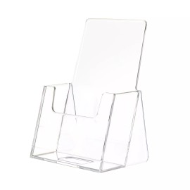 Marketing Holders Vertical Business Card Holder Countertop Plastic Display Stand