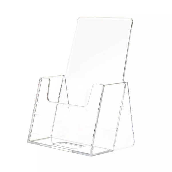 Marketing Holders Vertical Business Card Holder Countertop Plastic Display Stand