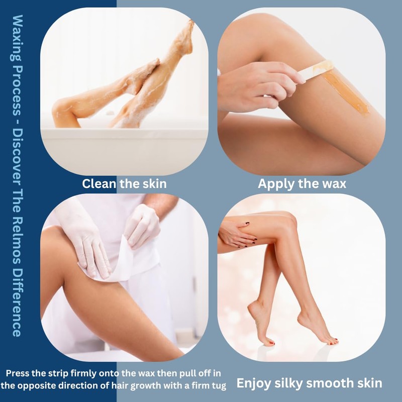 RELMOS Professional Paper Wax Waxing Strips Legs Arms Body x