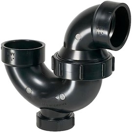 LEFITPA Replacement 93231 1-1/2 Inch ABS P-Trap with Cleanout and Solvent Joint for Thrifco Plumbing 6793231