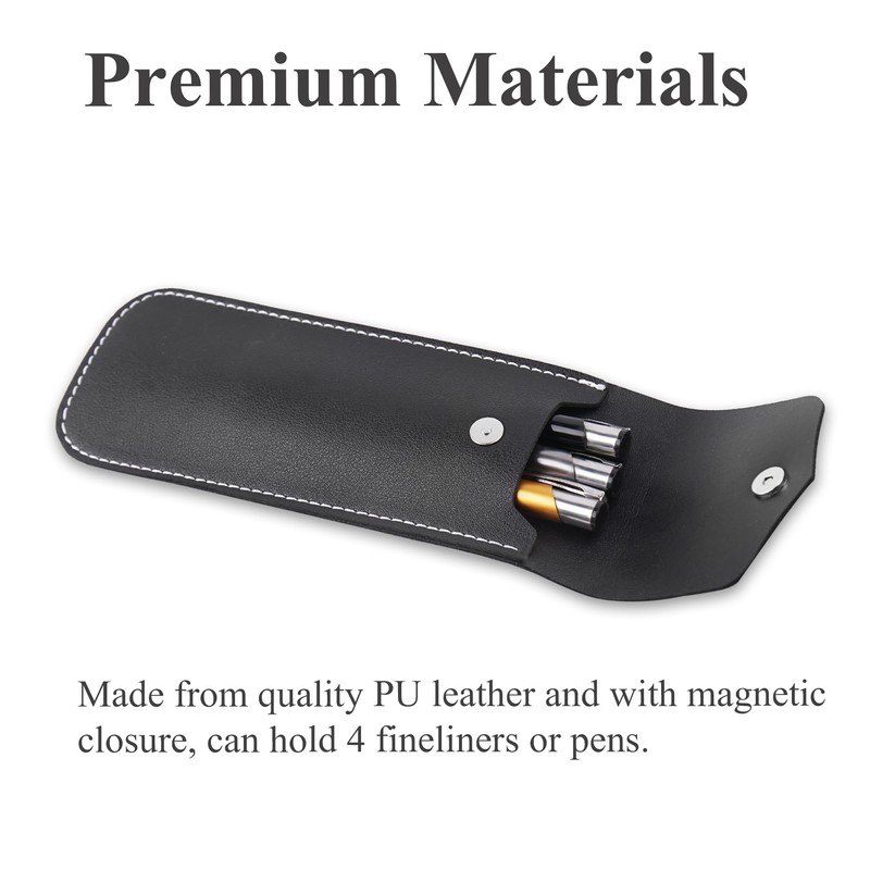 Czzmy Pen Holder Notebook, Pen Holder with Adjustable Elastic Band,