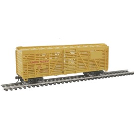 Walthers Trainline HO Scale Model 40' Stock Car with Metal Wheels Union Pacific
