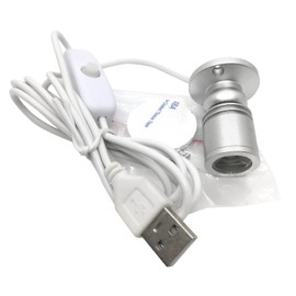 Cicogna Mini LED Spotlight, Small, USB, Angle Adjustable, Hobby Light, Figure, Model Model Guessing Goods, Light Up, Showcase, Display Case, Lighting (Type A: with Switch)