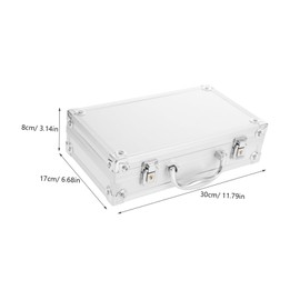 Operitacx Capacity Portable Medical Case Multifunctional Alloy Toolbox for Outdoor Use Lightweight Design with Safety Clasp for Travel and Emergency Situations