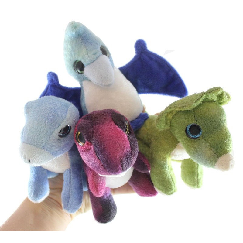 Curious Minds Busy Bags Set of 4 Cute Mini Plush