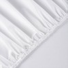 100% Cotton Queen Size Fitted Sheet, White