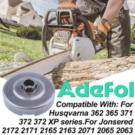 Adefol Clutch Drum Assembly for Husqvarna 372 371 365 362 XP Jonsered 2172 2171 2165 2163 2071 2065 2063 Chainsaw, Clutch Drum + Rim Sprocket + Spark Plug 6 in 1