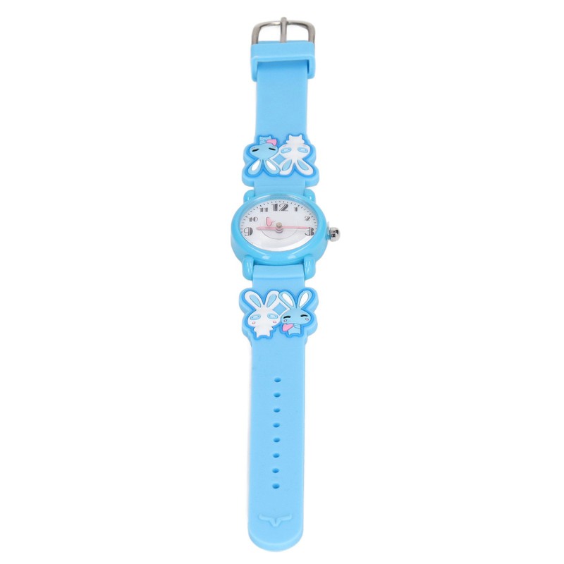 Kids Watch 3D Cartoon Pattern Waterproof Cute Clear Numbers Scale