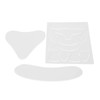 18pcs Reusable Wrinkle Pad Silicone Soft Portable Forehead Face Neck