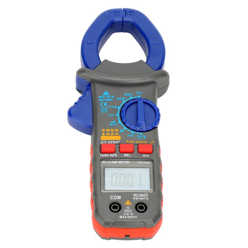 Digital Clamp Multimeter AC Volt Amp Meter Tester Intelligent High