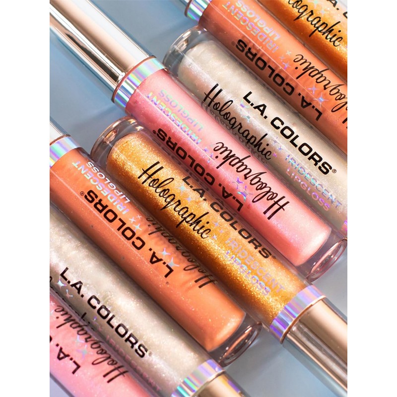 L.A. COLORS Holographic Iridescent Lipgloss, Sugared CLG421