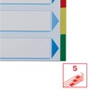 Esselte 795731 A4 5 Positions Cover Included Polypropylene Divider