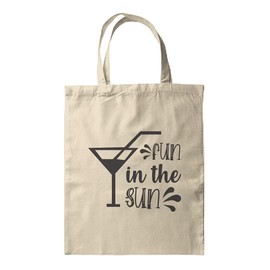 BWW Print - Fun In The Sun - Printed Tote Bag - Tote Bag, Double Sided
