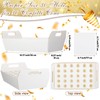 6 Set Wedding Confetti Cone Holder Box Each Includes 30