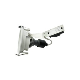 LED recessed downlight Spot Sandi round white tilting and turning Ã˜10.2cm rustproof