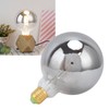 LED Vintage Edison Light Bulb Dimmable Antique Half Chrome Light