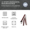 Ju-Sports Budogürtel Belt, White/Brown, 220