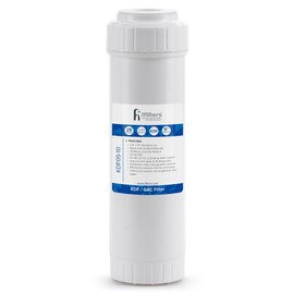 KDF/GAC Water Filter For Chlorine, Taste, Odor, Heavy Metals, Rust - 2.5 x 10