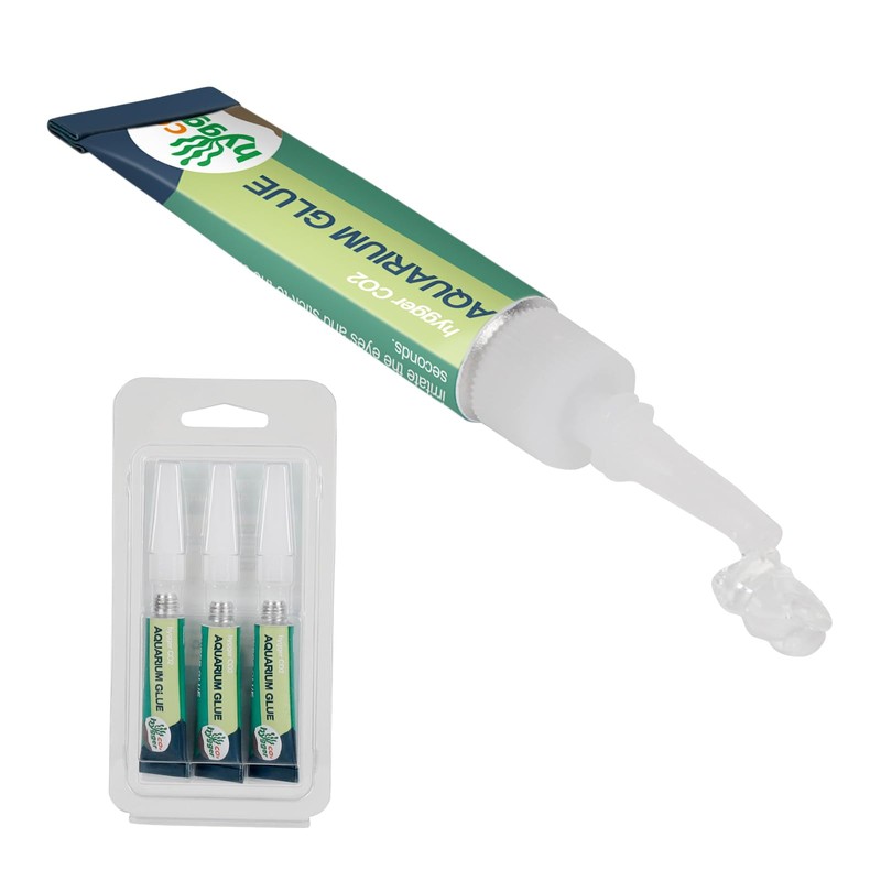 Hygger CO2 Aquarium Glue,Aquascaping Instant Glue, Suitable for Aquatic Plants,Corals,
