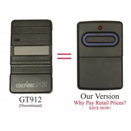 Genie GT912 compatible Visor Remote Control 9 or 12 dip switch