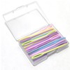 52Pcs 2.7 "Large Eye Plastic Sewing Needles,Learning Needles,Yarn Needles Darning