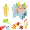Ice Cream Ice Lolly Moulds, Ice Moulds, 6 Popsicle Ice