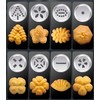 Professional Aluminum Cookie Press Set with 20 Discs & 4
