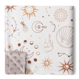 DRESHOW Kids Baby Blankets 75x100cm Organic Cotton Unisex Newborn Thick Super Soft Sleeping Blankets for Toddlers Kids Baby Girls Boys Nursery Duvet Cover Gifts