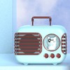 Cute Retro Bluetooth Speaker Mini Luggage Mini Speaker Creative Vintage