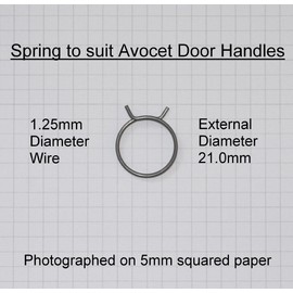 Northern DIY Springs for Avocet Door Handles (2 Springs Plus 2 Circlips)