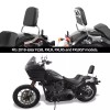TCMT Upright Sissy Bar Backrest Fit For Harley Softail FXLR