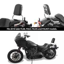 TCMT Upright Sissy Bar Backrest Fit For Harley Softail FXLR FXLRS FLSB 2018-2024 2023