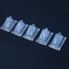 CENPEK Pack of 10 Acrylic Jewellery Ring Display Stand Finger