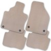 Bär-AfC VW09994 Premium Car Floor Mats Suitable for VW Caddy
