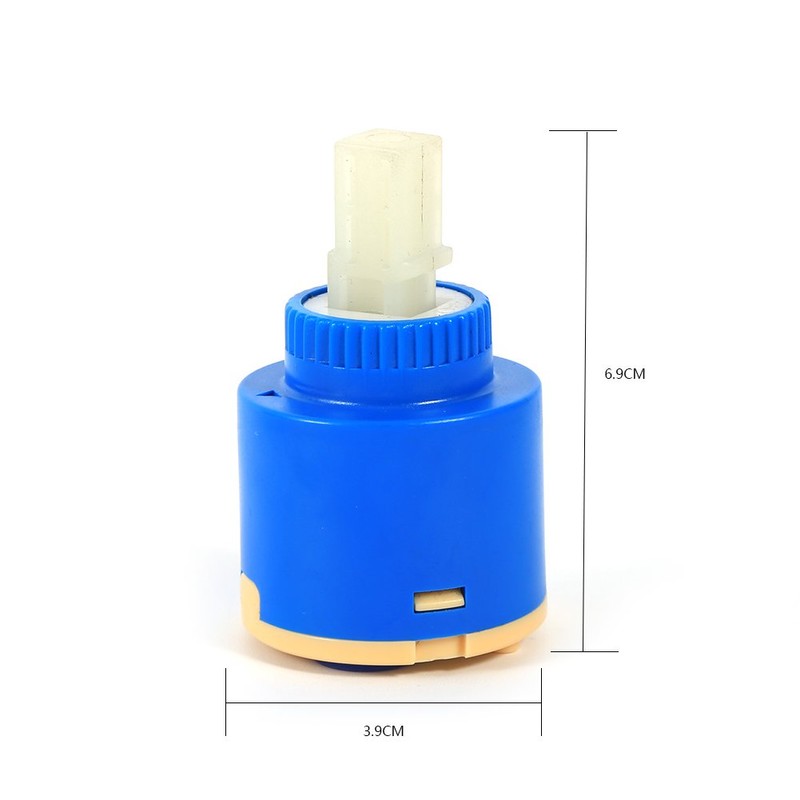 Faucet Ceramic Cartridge 40mm Replacement for Kitchen Bathroom Tap Valve