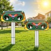 2026 New Sonic Fortress Pro Deer Repellent Devices,2Pcs Solar Ultrasonic