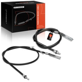A-Premium Rear Driver and Passenger Side Parking Brake Cable Assembly Compatible with Ford, Lincoln and Mercury Models: Explorer 2002-2005, Aviator 2003-2005, Mountaineer 2002-2005, 2-PC Set