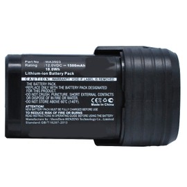 Synergy Digital Power Tool Battery, Works with Worx WX677.7 Power Tool, (Li-Ion, 12V, 1500 mAh) Ultra High Capacity Battery