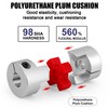 Clutch Coupler Aluminium 8mm x 10mm Shaft Coupling Flexible Plum