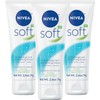 NIVEA Soft Moisturizing Creme, 2.6 Ounce (Pack of 3)