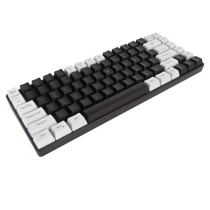 Gaming Keyboard Type C 84 Keys RGB Backlit Ergonomically Curved