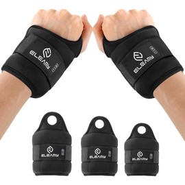 Wrist Weights with Thumb Loops Lock for Women & Men 1lb*2/2lbs*2/3lbs*2, Suitable for Walking, Running, Yoga, Aerobics,Wrist & Ankle Weights Strength Training Exercise Equipment Gym Equipment - Color: Black, Size: 2LB x 2