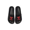 hummel Unisex Essential Pool Slide Sandal, Black Chinese Red