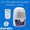 Eva-Dry EDV-1100 Petite Dehumidifier and EDH-1 Hygrometer Plug combo