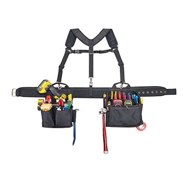 CLC Custom Leathercraft 1608 Electrician's Comfort Lift Combo Tool Belt,