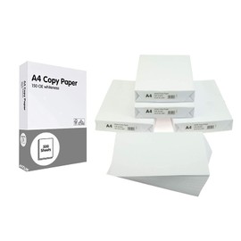 A4 White Paper Sheets 80gsm Bright White Paper Office Printer Copier Paper Laser Inkjet Paper Strong Sharp Acid Free A4 Paper Reams 500-2500 Sheets HTUK (1x A4 Ream - 500 Sheets)