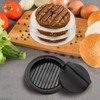 HiempTru Burger Press Patty Maker, Round Non-Stick Stuffed Hamburger Press