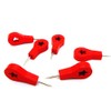 80 PCS Red Wooden Push Pins World Map Thumb Tacks